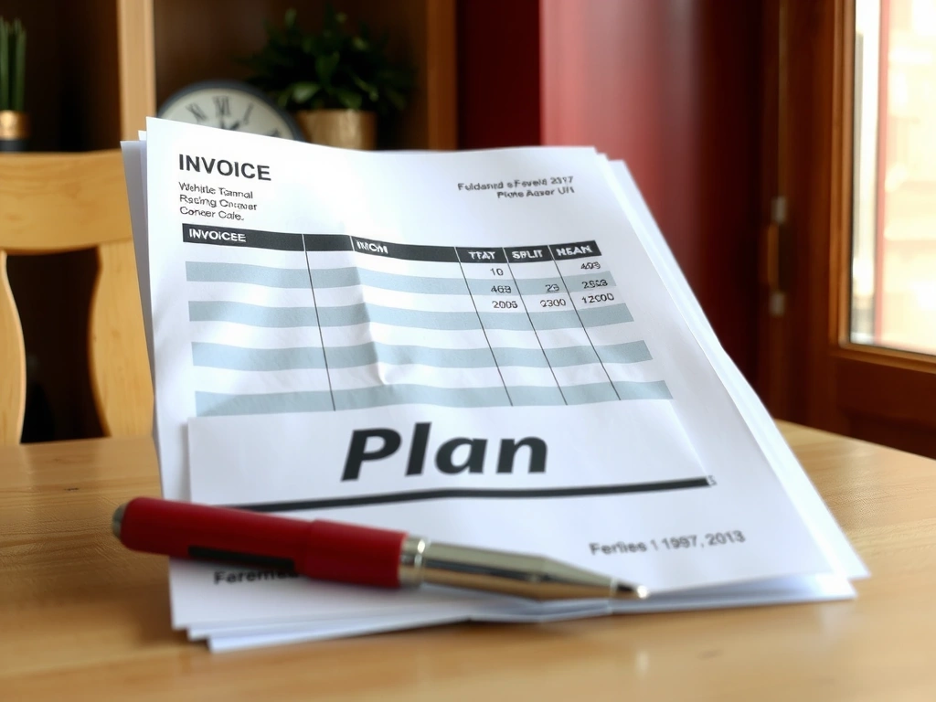 Dokumente Rechnung Plan Kalender
